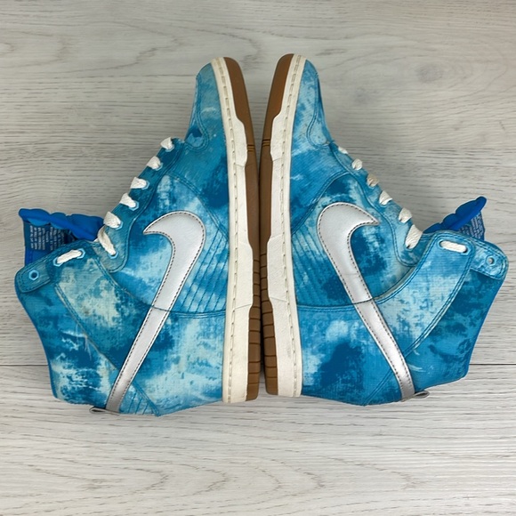 Nike Dunk Sky Hi Wedge Clearwater Tie Dye-Women 9 - Picture 10 of 14